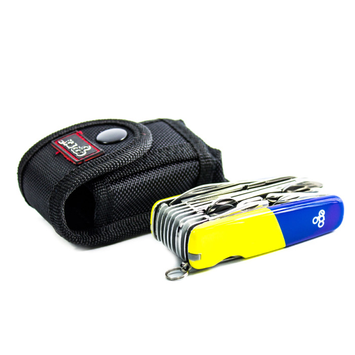 Нож Ego A01.18, синежелтый  