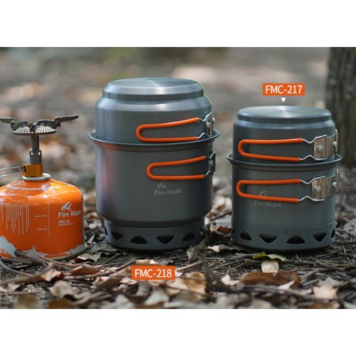 Набор котелков с теплообменником Fire-Maple FMC-218 (750 и 1350 мл)  