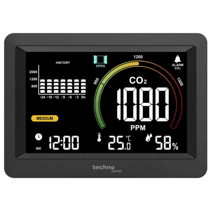 Метеостанция Technoline WL1028 Black (WL1028)  