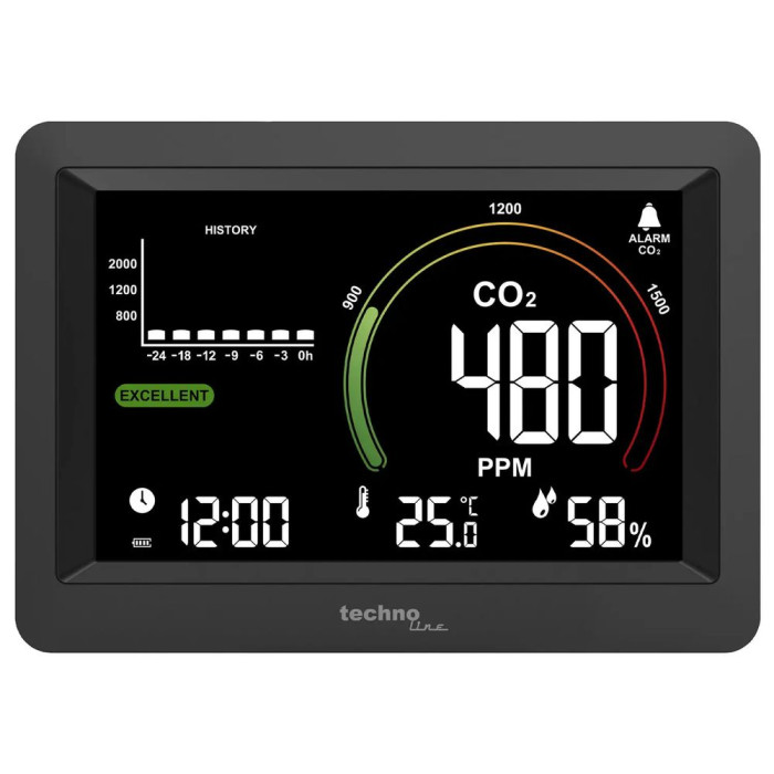 Метеостанция Technoline WL1028 Black (WL1028)  