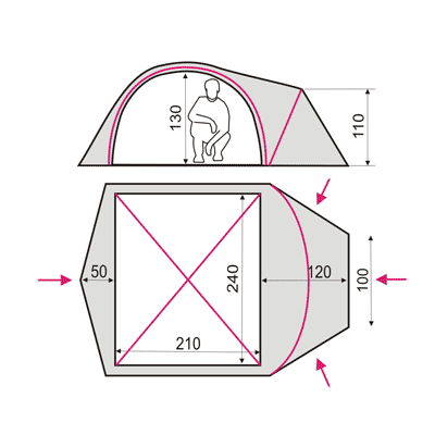 Палатка Terra Incognita Zeta 4  