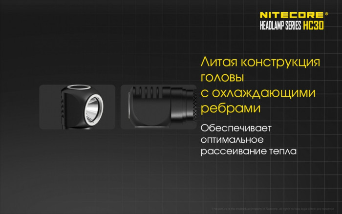 Набор Nitecore HC30 тёплый  
