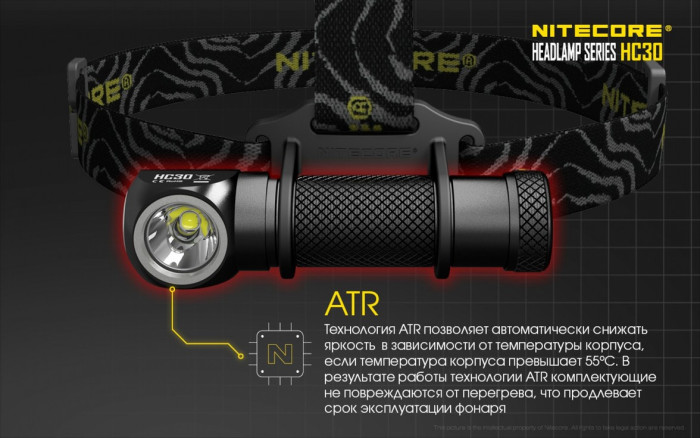 Набор Nitecore HC30 тёплый  