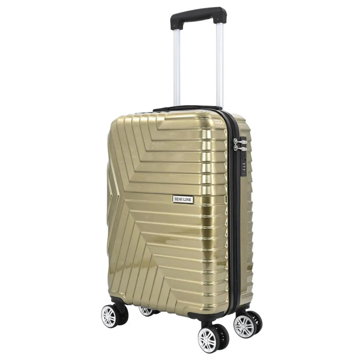 Чемодан Semi Line 20" (S) Gold (T5763-1)  