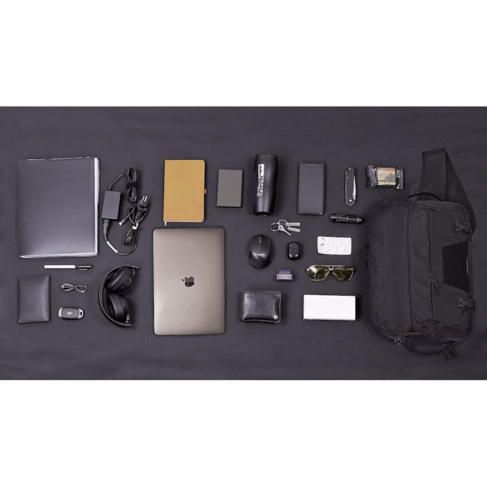 EDC Сумка Travel Extreme однолямочная DELTA black X-PAC  