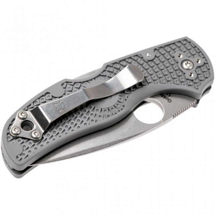 Нож Spyderco Manix 2 Mexamet Steel серый C101PGY2  