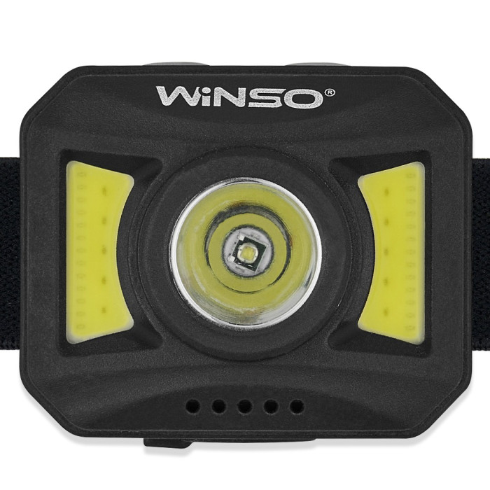 Фонарь налобный Winso 300Lm, 3W+COB, 850mAh, White/Red  