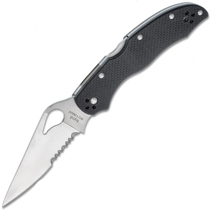 Нож Spyderco Byrd Harrier 2, серрейтор (BY01GPS2) 