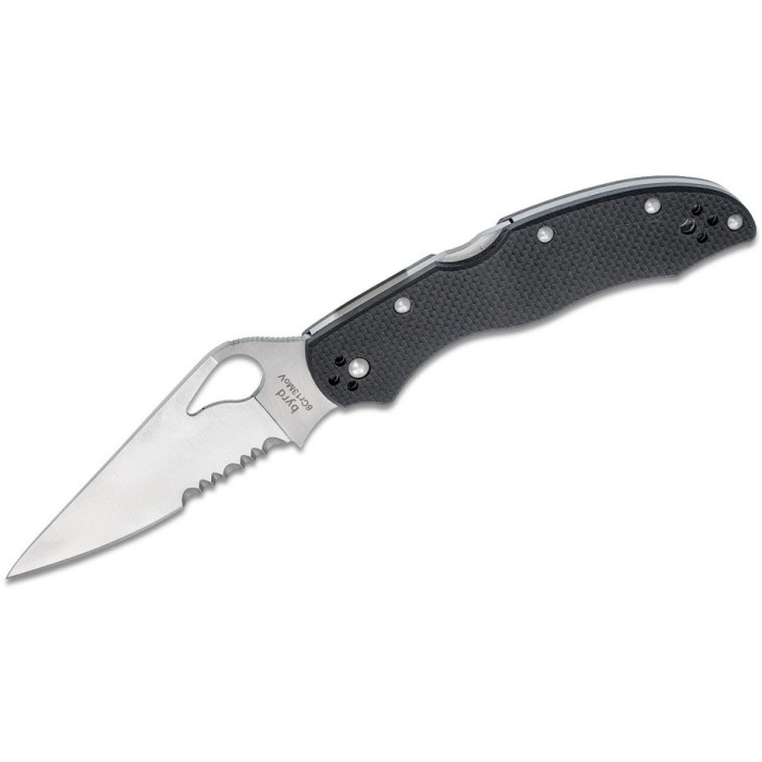 Нож Spyderco Byrd Harrier 2, серрейтор (BY01GPS2)  