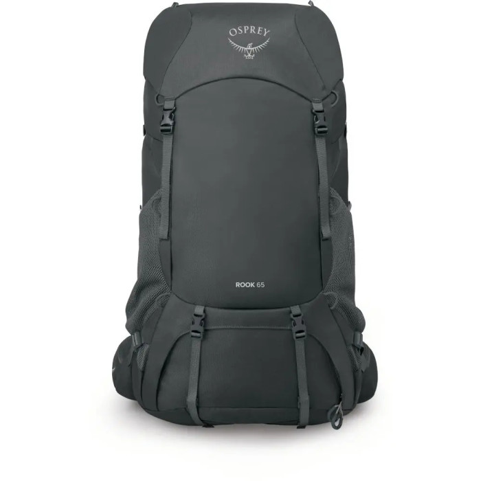 Рюкзак Osprey Rook 65 dark charcoal/silver lining - O/S - черный  