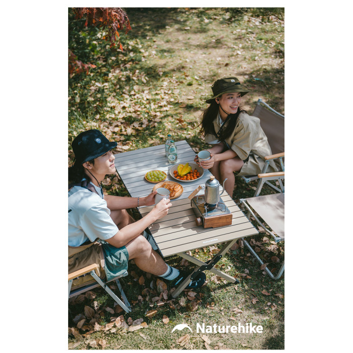 Складной стол Naturehike Star Jane T01 CNK2550JJ018, 89х60 см, углеродистая сталь, бежевый  