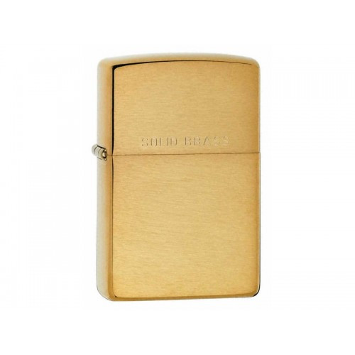 Зажигалка Zippo Br Fin Solid Brass 204  