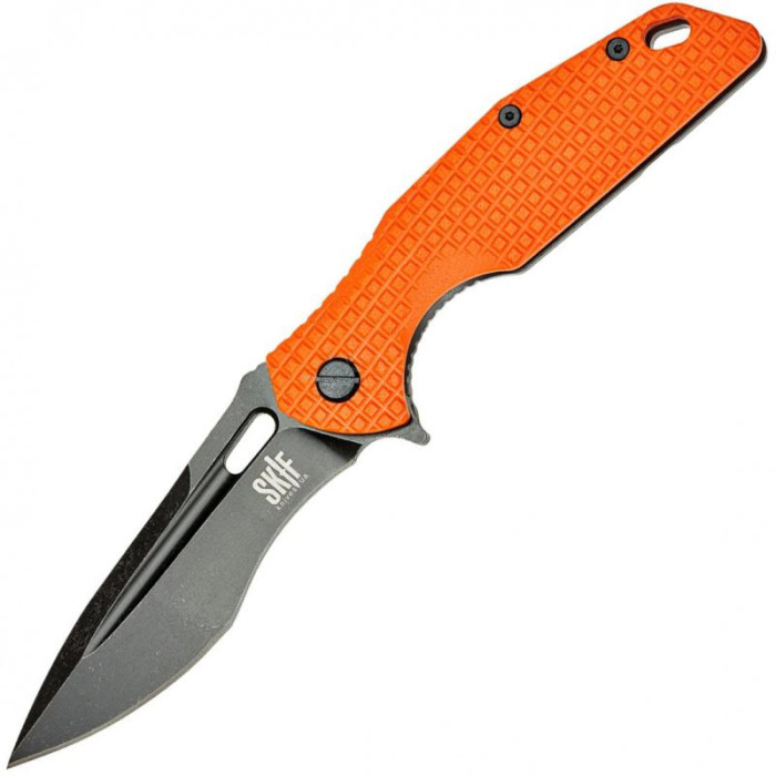 Нож Skif Defender II Black Stonewash orange 423SEBOR 