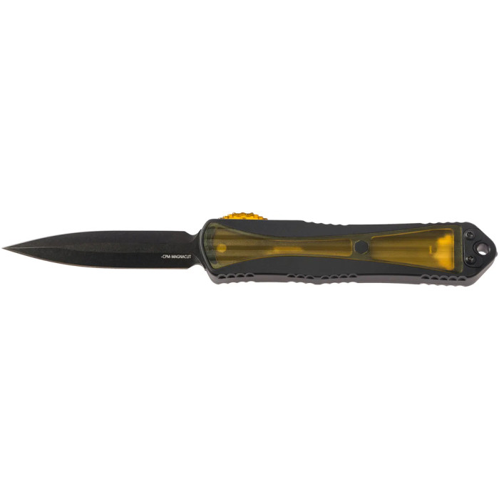 Нож Heretic Manticore E Double Edge Black Blade Ultem Inlays  