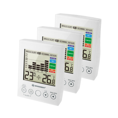 Термометр-гигрометр Bresser MA With Mould Alert (3 шт) (7007412)