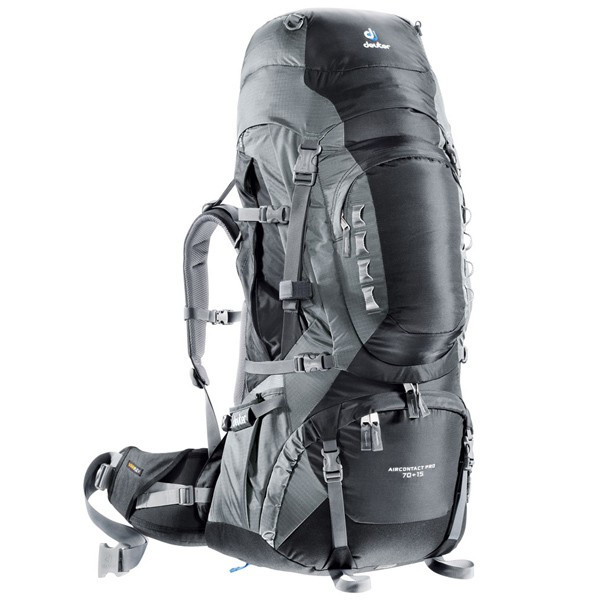Рюкзак Deuter Aircontact PRO, 70 + 15 л, black-titan  