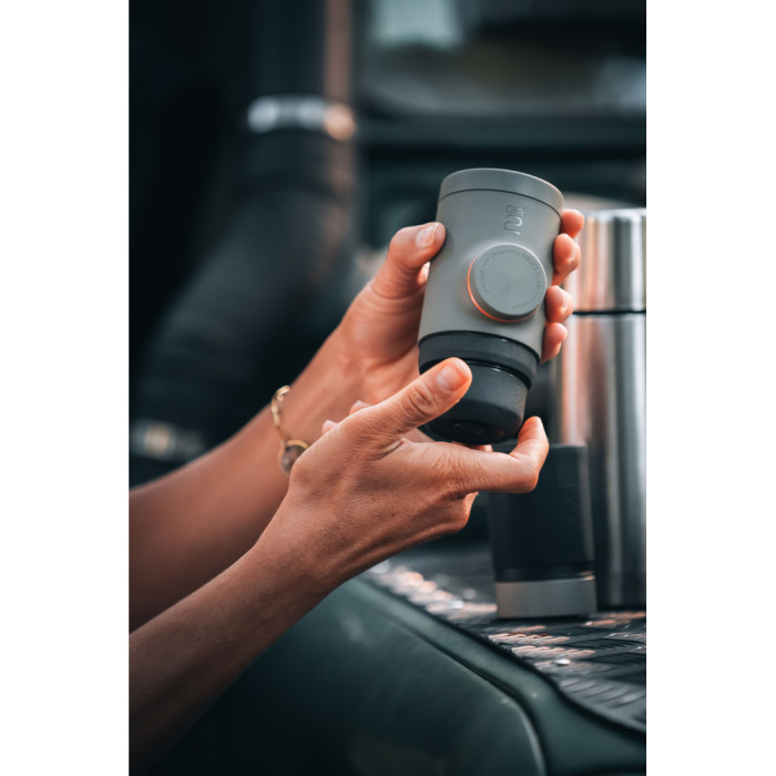 Портативная эспрессо-кофеварка Wacaco Minipresso GR2, механическая, для молотого кофе  
