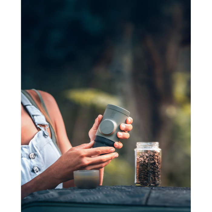 Портативная эспрессо-кофеварка Wacaco Minipresso GR2, механическая, для молотого кофе  