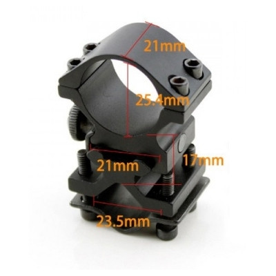 Крепление Brinyte для фонаря на оружие K185 универсальное быстросъемное  