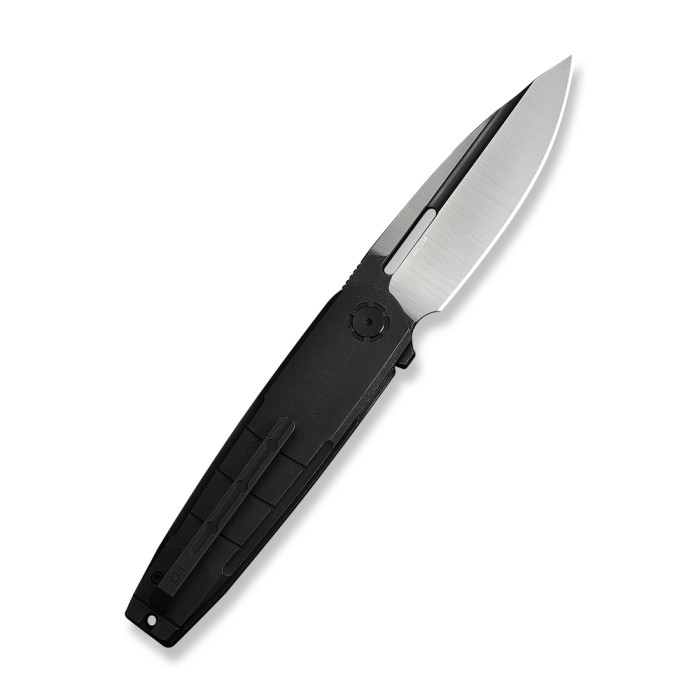 Нож складной туристический Weknife Hull (9.9 см) Bohler M390 / Titanium черный  