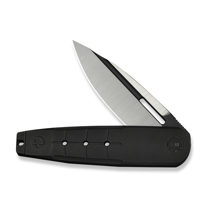 Нож складной туристический Weknife Hull (9.9 см) Bohler M390 / Titanium черный  