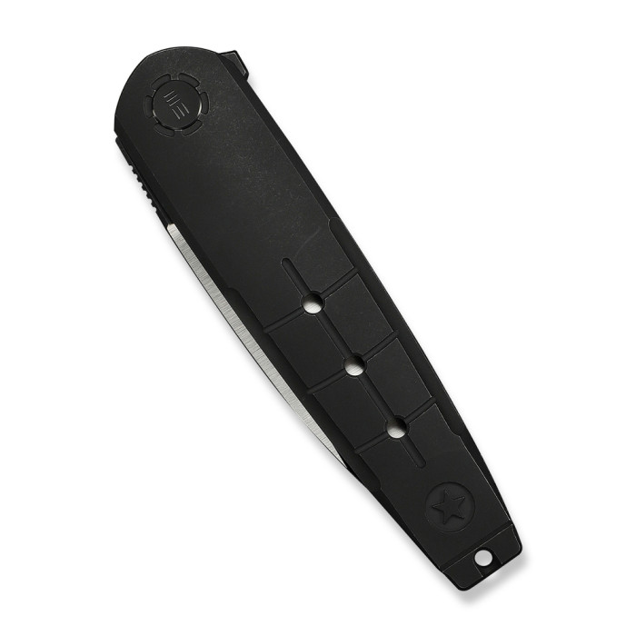 Нож складной туристический Weknife Hull (9.9 см) Bohler M390 / Titanium черный  