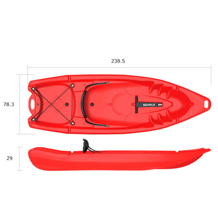 Каяк SF-2002 SeaFlo, красный  