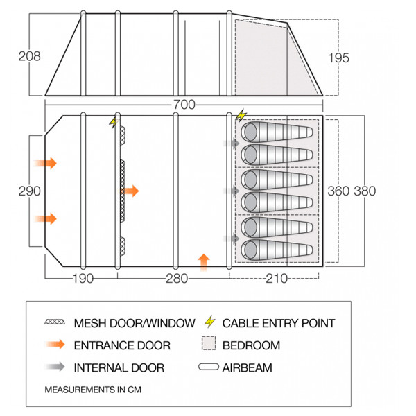 Палатка Vango Stargrove Air 600XL  