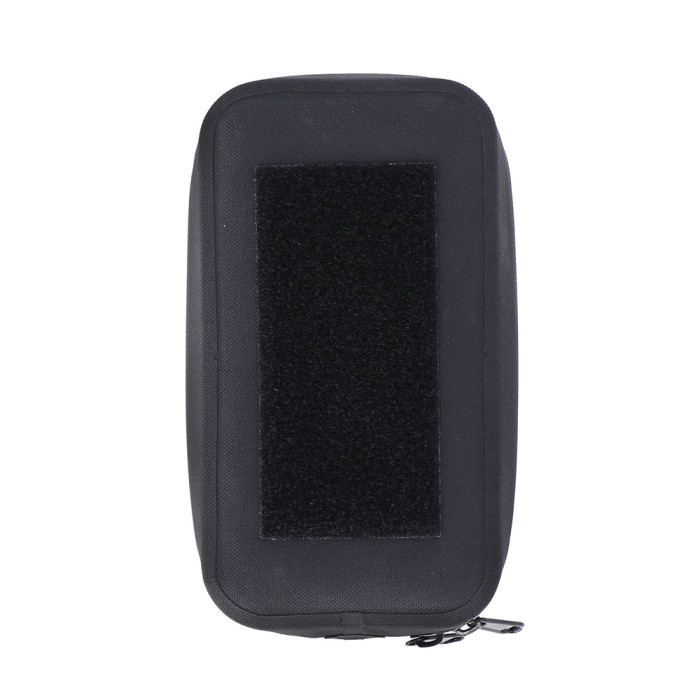 Сумка водонепроницаемая на руль под телефон XLC, 18x9x4см, черная  