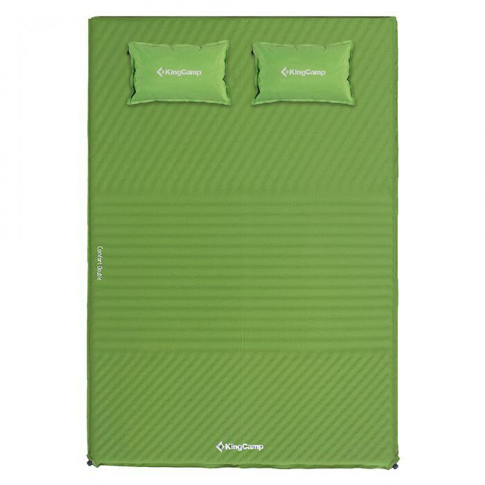 Самонадувающийся коврик  KingCamp COMFORT DOUBLE Ⅱ (KM3594) GREEN  