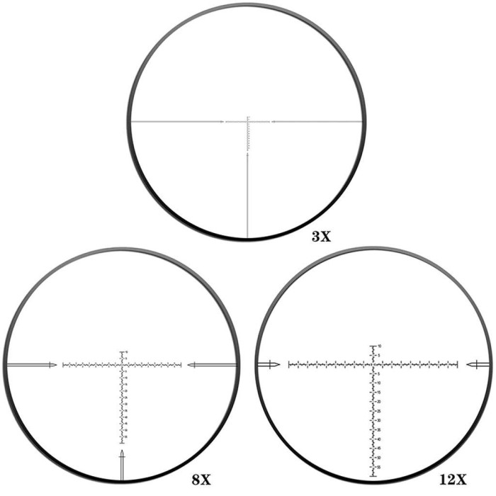 Прицел Discovery Optics HT 3-12X40SF FFP 30mm без подсветки (221024)  