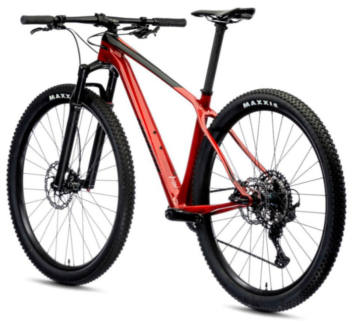 Велосипед Merida 2021 big.nine xt m(17) black/x'mas red  