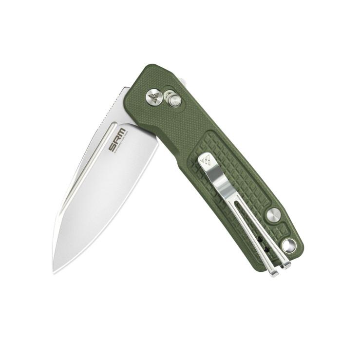 Нож складной карманный SRM Scout 7229-GP (6.9 см) 14C28N/G10 зеленый  