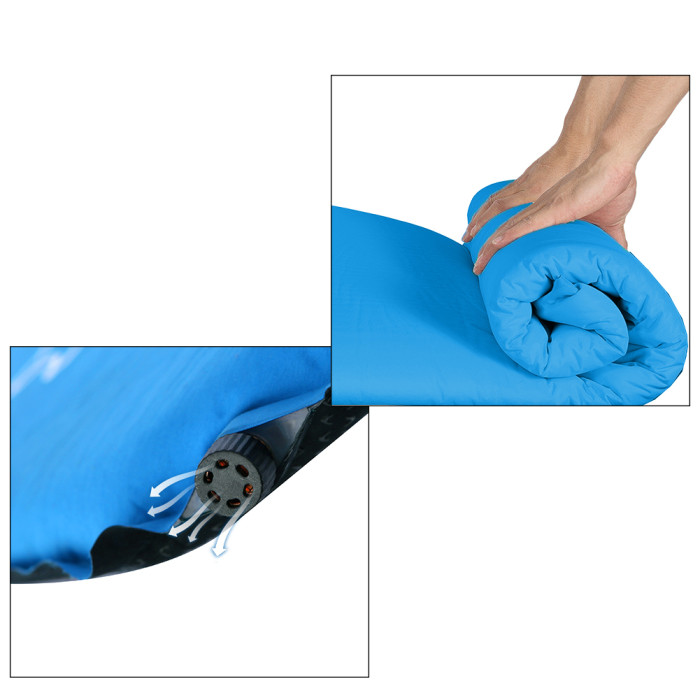 Надувной каремат Atepa COMPACT COMFORT(AM1003) BLUE  