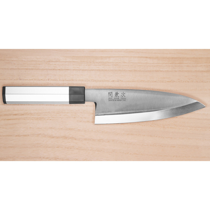 Нож кухонный Kanetsugu Japanese Hocho Deba 180mm Aluminum handle (8015)  