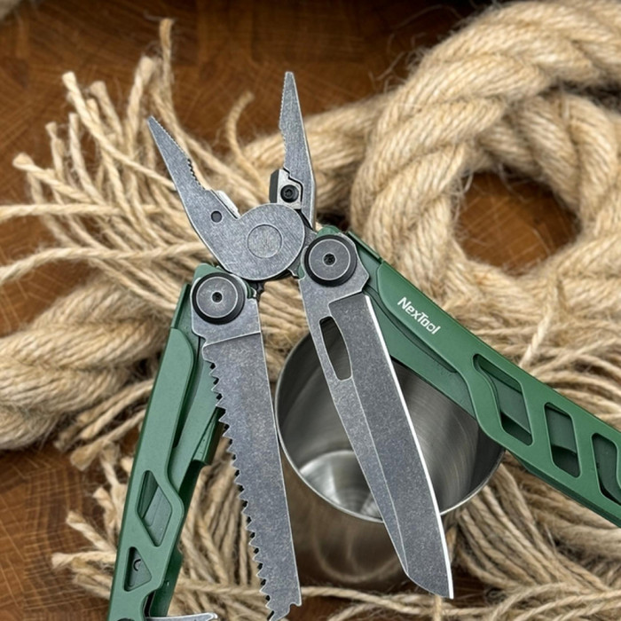 Мультитул NexTool Flagship Pro, зеленый  