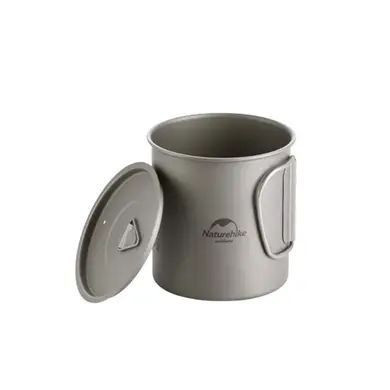 Кружка титановая с ручкой 450 мл Naturehike NH20CJ005  