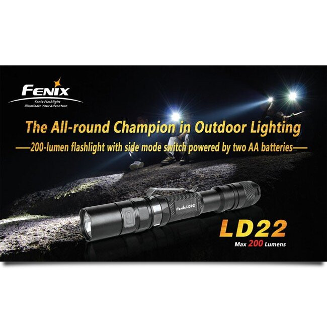 Ручной фонарь Fenix LD22, XP-G (S2), 200 лм. (LD22S2)  
