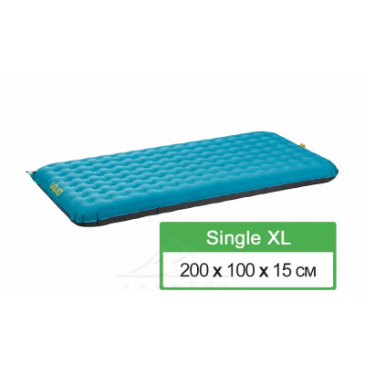 Матрас надувной Uquip Betty Single XL Petrol/Grey (243107)