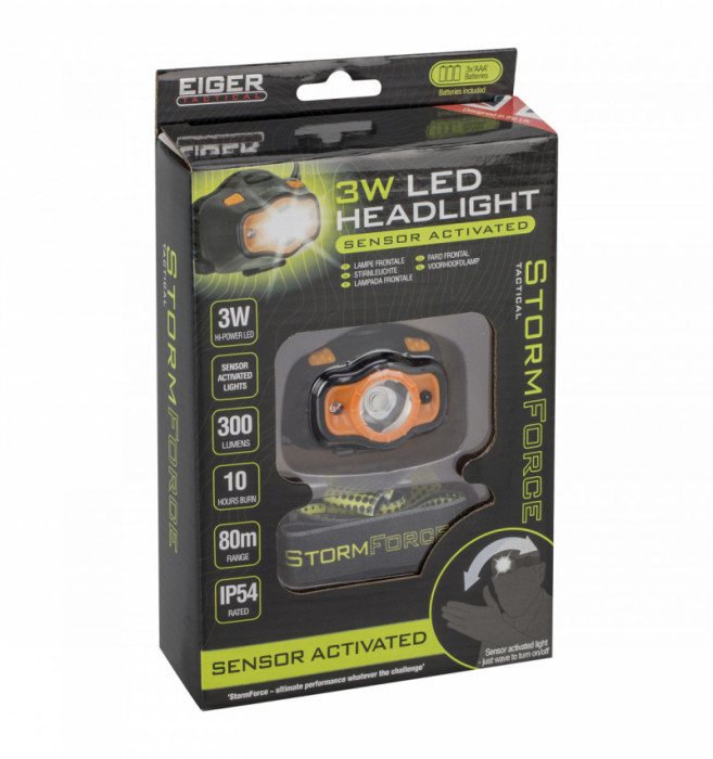 Фонарь налобный Summit Storm Force Eiger Sensor  