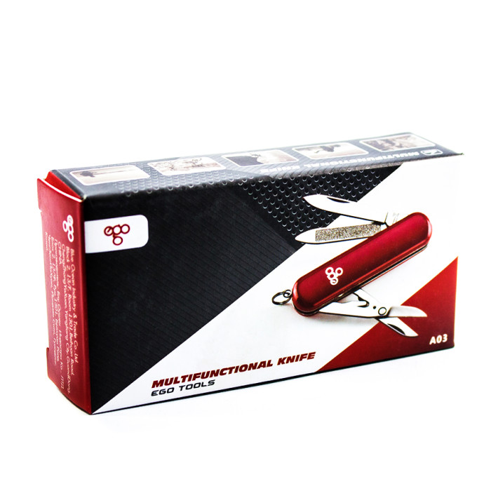 Нож Ego A03 брелок, синежелтый  