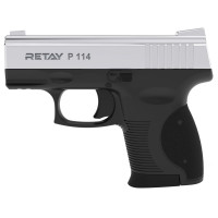 Пистолет стартовый Retay P114 9мм nickel (T210333N)