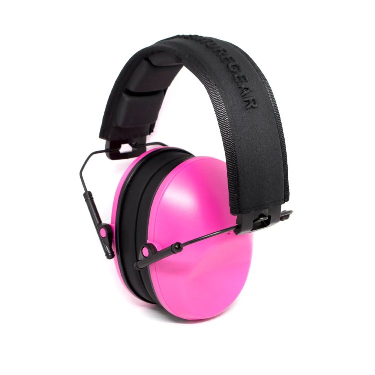 Наушники противошумные защитные Venture Gear VGPM9010PC (защита слуха NRR 24 дБ, беруши в комплекте), розовые 