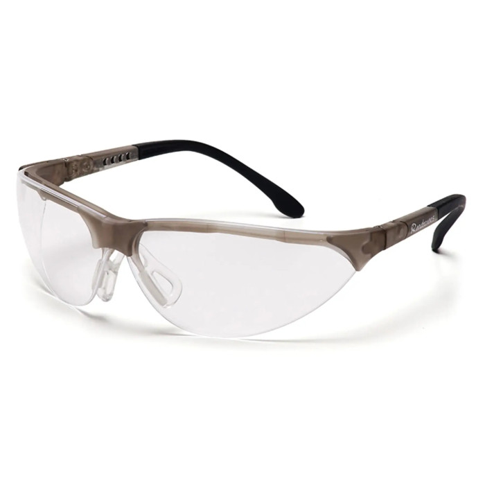 Очки защитные Pyramex Rendezvous Crystal Gray (clear) Anti-Fog, прозрачные в серой полупрозрачной оправе  