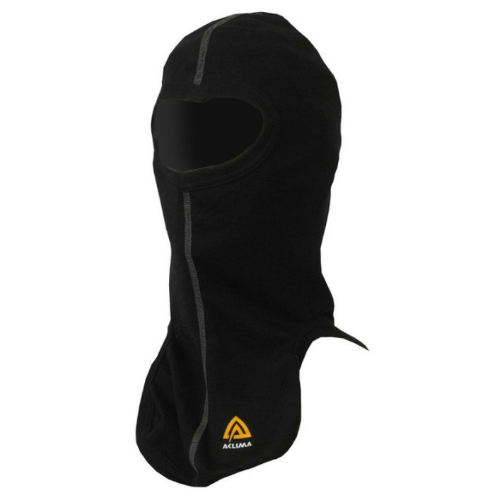 Балаклава Aclima WarmWool 200 Balaclava Jet Black One Size 