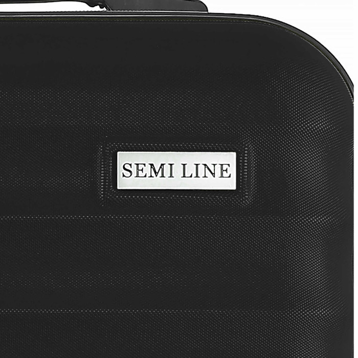 Чемодан Semi Line 24" (M) Black (T5634-2)  