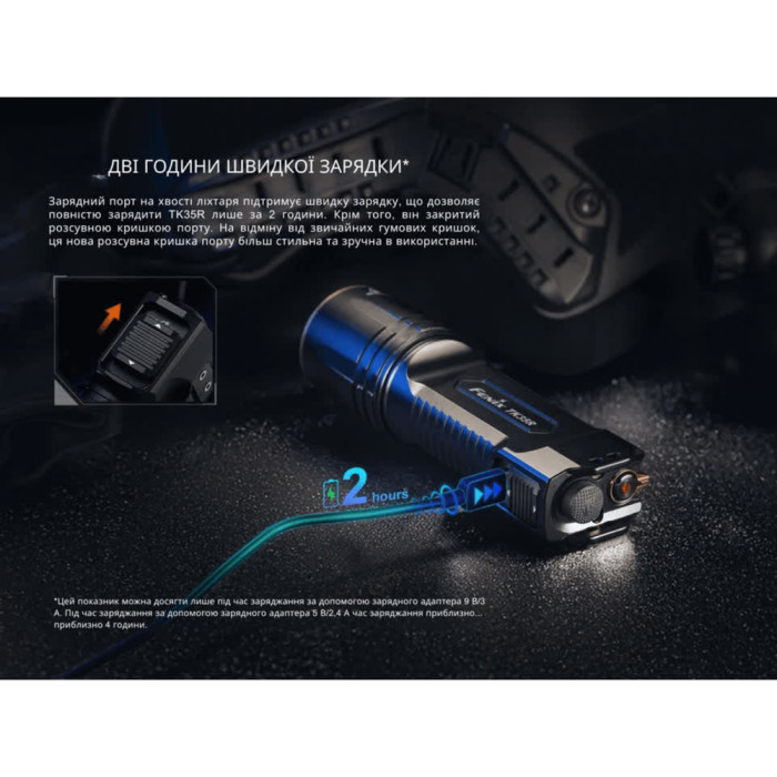 Фонарь тактический с красным светом Fenix TK35R 5800 лм | Лимитированная серия  