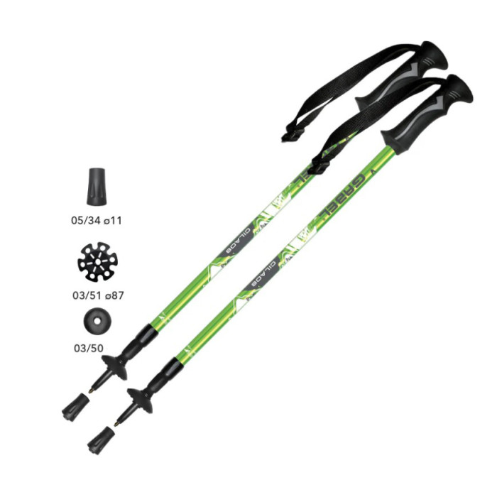 Палки треккинговые Gabel Cilaos Lime (7007445200000) 