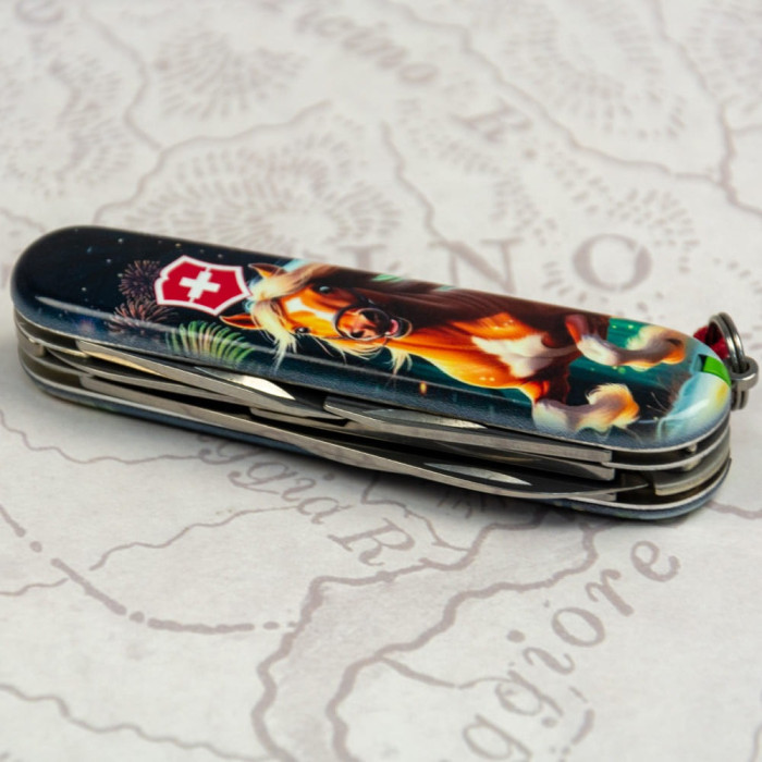 Складной нож Victorinox CLIMBER ZODIAC Лошадь-победитель 1.3703.3.Z5300pk  