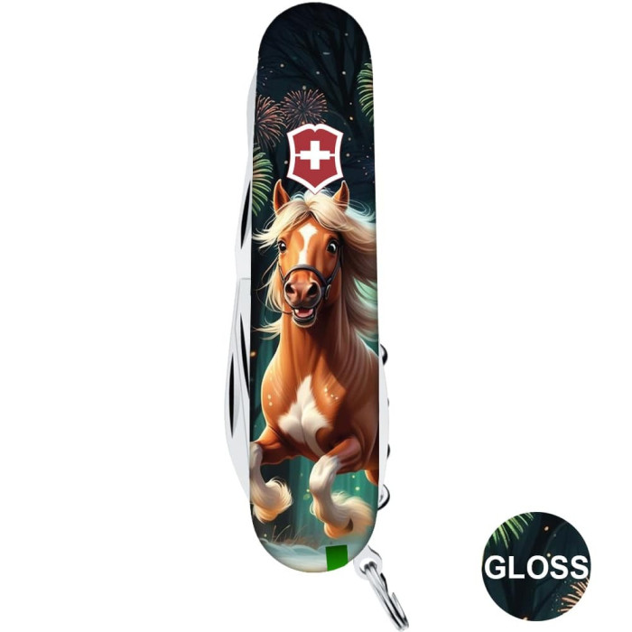 Складной нож Victorinox CLIMBER ZODIAC Лошадь-победитель 1.3703.3.Z5300pk  